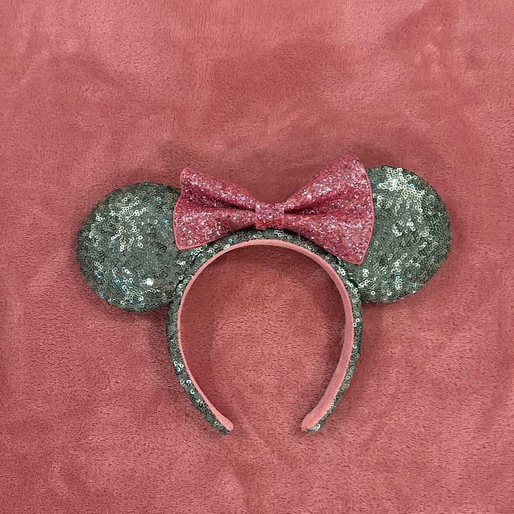 Disney Pink and Teal Minnie Mouse Ears